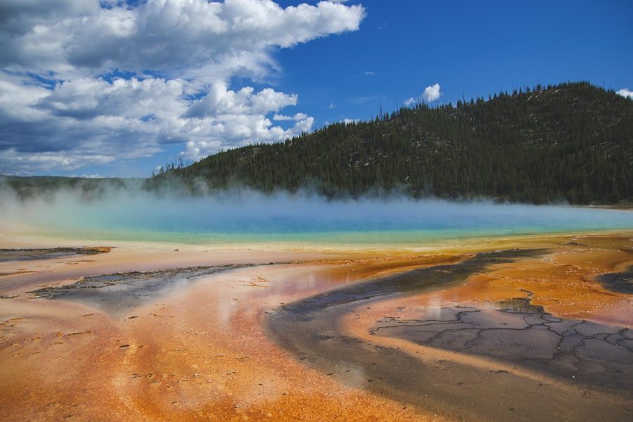 Grand Prismatic Spring in Yellowstone National Park